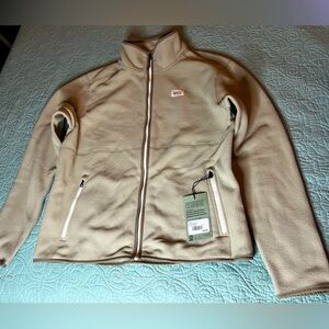 Women’s Brand New with Tags REI Mushroom Color Fleece Jacket Size Large
